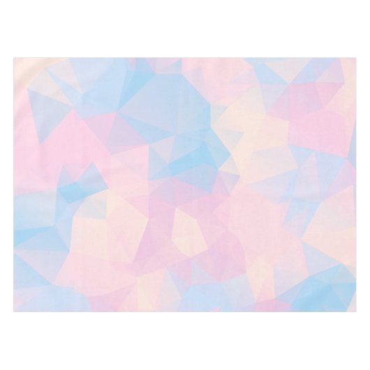 Abstrakte Pastellfarben mit niedrigem Poly-Hinterg Tischdecke (Vorderseite (Horizontal))
