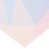 Abstrakte Pastellfarben mit niedrigem Poly-Hinterg Tischdecke (Schrägansicht)