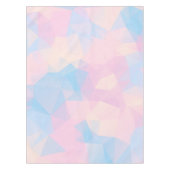 Abstrakte Pastellfarben mit niedrigem Poly-Hinterg Tischdecke (Vorderseite)