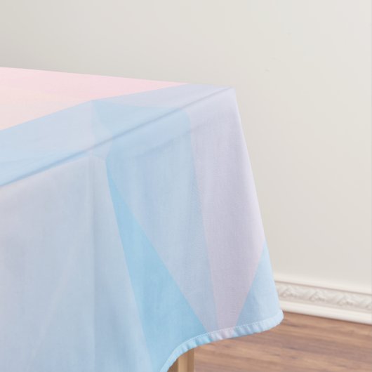 Abstrakte Pastellfarben mit niedrigem Poly-Hinterg Tischdecke (Beispiel)