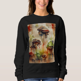 Abstrakte Pastellfarben-Pilze mit Augenpunkten Imi Sweatshirt