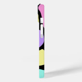 Abstrakte Pastellfarben Telefongehäuse (schwarz) Case-Mate iPhone Hülle (Rückseite / Links)