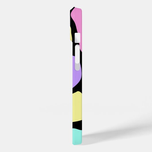 Abstrakte Pastellfarben Telefongehäuse (schwarz) Case-Mate iPhone Hülle (Rückseite / Links)