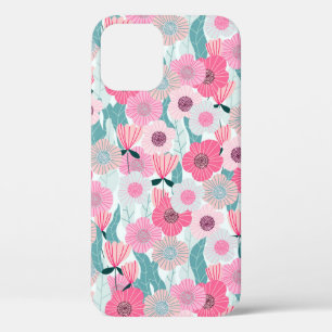 Abstrakte pastellfarbene Blumenmuster. Schöne Rosa Case-Mate iPhone Hülle