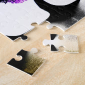 Abstrakte pastellfarbene Fun Trees Puzzle (Seite)