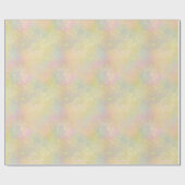 Abstrakte Pastellfeder-Textur Geschenkpapier (Flach)