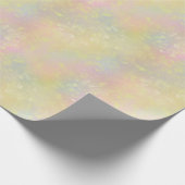 Abstrakte Pastellfeder-Textur Geschenkpapier (Ecke)