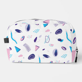 Abstrakte Pastellformen. Waschbeutel