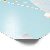 Abstrakte Pastellkonstruktion mit Kreise und Linie Fotodruck (Ecke)