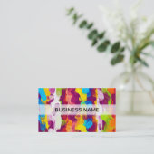 Abstrakte Pastellmuster #4 Visitenkarte (Stehend Vorderseite)