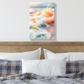 Abstrakte Pastellölmalerei Leinwanddruck (Insitu (Schlafzimmer))