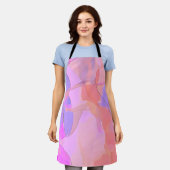 Abstrakte Pastellschichten Schürze (Getragen)
