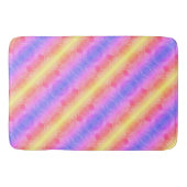abstrakte Pastellstreifen Badematte (Vorderseite)