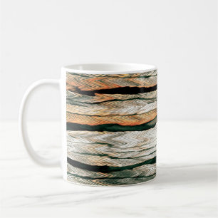 Abstrakte Pastelltöne färben neutrales Geo gefärbt Kaffeetasse