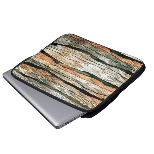 Abstrakte Pastelltöne farbneutrale Go-Mela Laptopschutzhülle (Vorne Knopf)