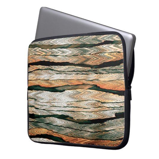 Abstrakte Pastelltöne farbneutrale Go-Mela Laptopschutzhülle (Vorderseite Links)