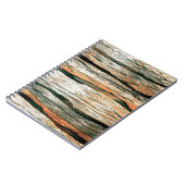 Abstrakte Pastelltöne farbneutrale Go-Mela Notizblock (Linke Seite)