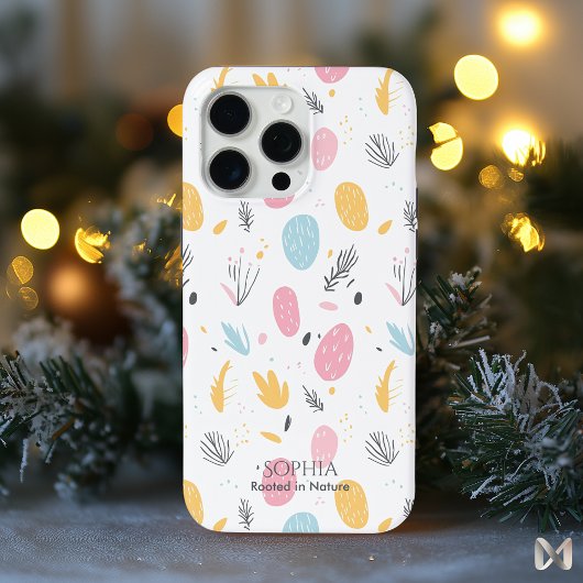 Abstrakte Pastelnatur - Minimalistisches Boho-Must Case-Mate iPhone Hülle