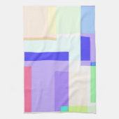 Abstrakte Pastelplätze Amethyst Geschirrtuch (Vertikal)