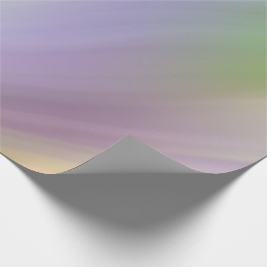 Abstrakte Pastelwellen - Geschenkideen 4 | Geschenkpapier (Ecke)