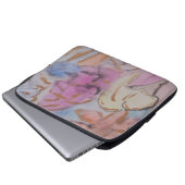 Abstrakte Pastete floraler Laptop-Sieb Laptopschutzhülle (Vorne Knopf)