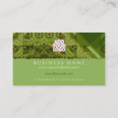 Abstrakte Patchwork-Business-Karte Visitenkarte (Rückseite)