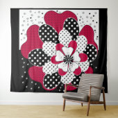 Abstrakte Patchwork-Patches Wandteppich (Beispiel (Horizontal))