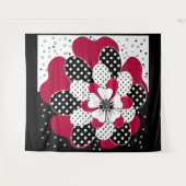 Abstrakte Patchwork-Patches Wandteppich (Vorderseite (Horizontal))