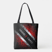 Abstrakte Patternflagge "Trinidad und Tobago Dot" Tasche (Rückseite)
