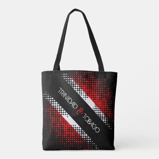 Abstrakte Patternflagge "Trinidad und Tobago Dot" Tasche (Rückseite)