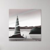 Abstrakte Pazifikküste Minimale Kunst Leinwanddruck (Vorderseite)
