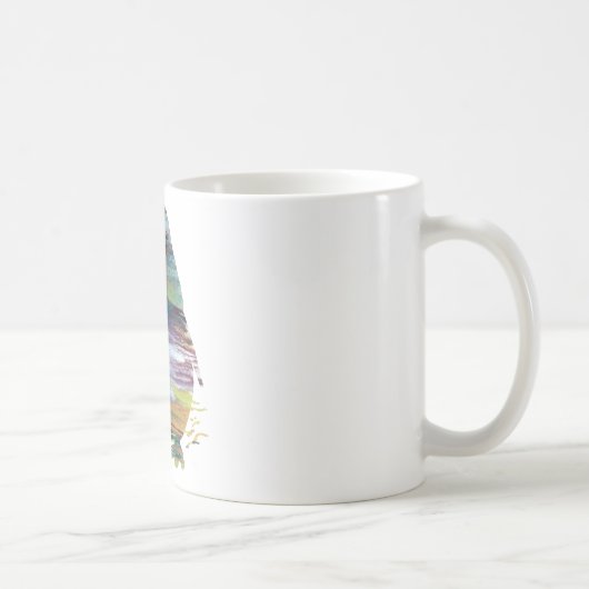 Abstrakte Penguin-Silhouette Kaffeetasse (Rechts)