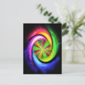 Abstrakte Perfektion 6 Postkarte (Stehend Vorderseite)