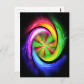 Abstrakte Perfektion 6 Postkarte (Vorne/Hinten)