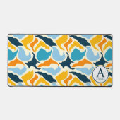 Abstrakte Personalisierte Schreibtischmatte (Vorderseite)