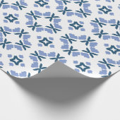 Abstrakte Petals Muster Geschenkpapier (Ecke)