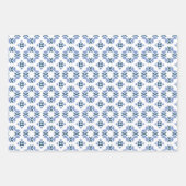 Abstrakte Petals Muster Geschenkpapier Set (Vorderseite 3)