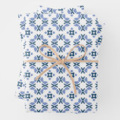 Abstrakte Petals Muster Geschenkpapier Set (Beispiel)