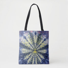 Abstrakte Pfauenfeathers Tote Tasche
