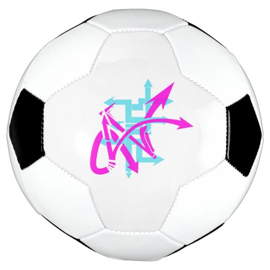 Abstrakte Pfeile Fußball (Gedreht)