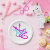 Abstrakte Pfeiltasten-Teller Pappteller (Party)