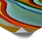 Abstrakte Pferde Poster (Ecke)