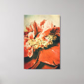 Abstrakte Pfingstrose Leinwanddruck (Vorderseite)