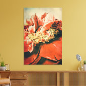 Abstrakte Pfingstrose Leinwanddruck (Insitu (Wohnzimmer))