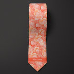 Abstrakte Pfirsiche Krawatte<br><div class="desc">Mit unserem Abstrakten Peach Floral Neck Tie schaffen Sie ein modernes und stilvolles Ambiente. Das abstrakte Blumenmuster in Pfirsich ist einzigartig und zugleich charmant. Lassen Sie sich die Gelegenheit nicht entgehen, unsere passenden Socken für ein komplettes Ensemble zu entdecken.</div>