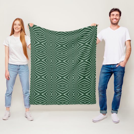 Abstrakte Pflanze Fleecedecke (Beispiel)