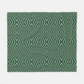 Abstrakte Pflanze Fleecedecke (Vorderseite (Horizontal))