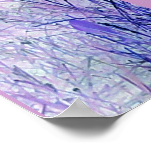 Abstrakte Pflanze Poster (Ecke)