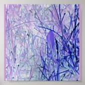 Abstrakte Pflanze Poster (Vorne)