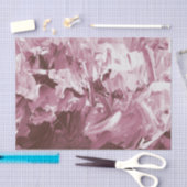 Abstrakte Pflaumenschwellen Seidenpapier (Handwerk)